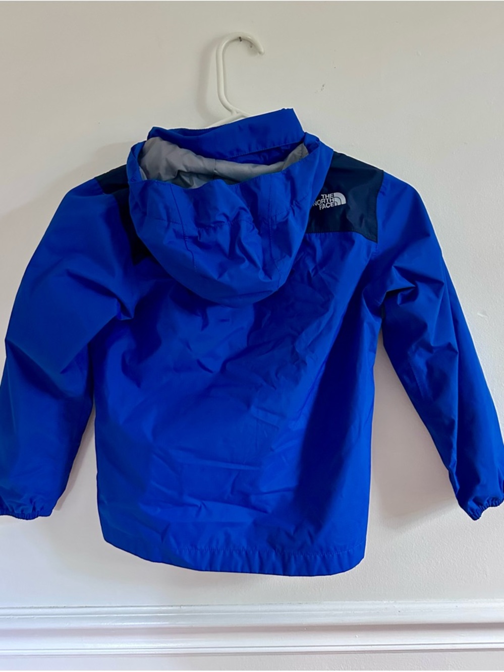 The North Face Kids Blue Hooded Rain Jacket XS - Picture 6 of 8